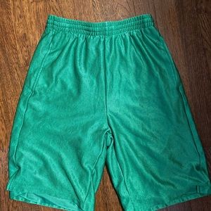 Green Workout Shorts